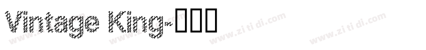 Vintage King字体转换